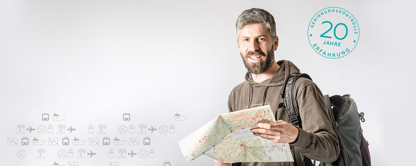 a person holding a map